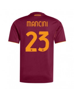AS Roma Gianluca Mancini #23 Replika Hemmakläder 2025-26 Kortärmad